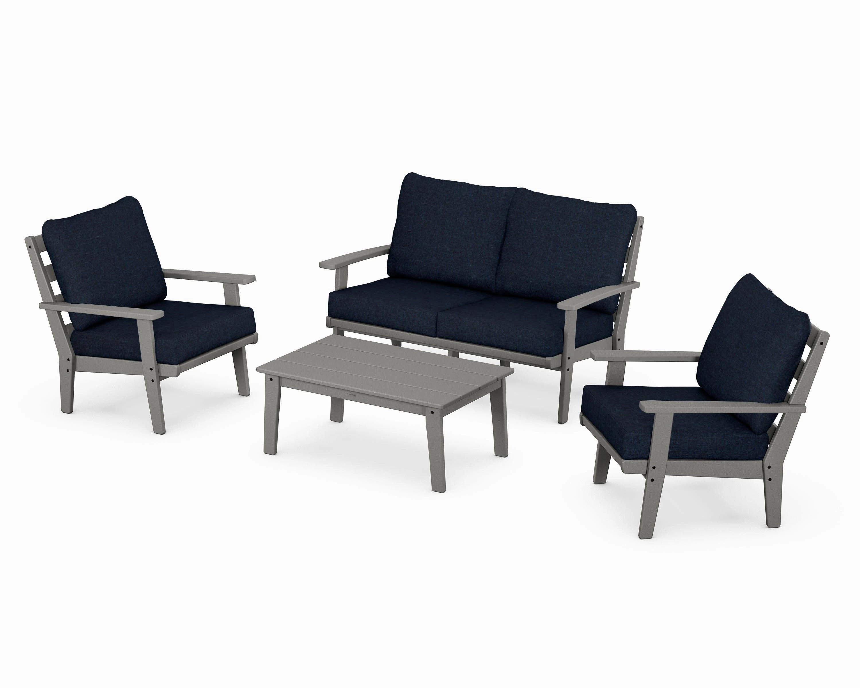 Grant Park 4-Piece Deep Seating Chair Set
