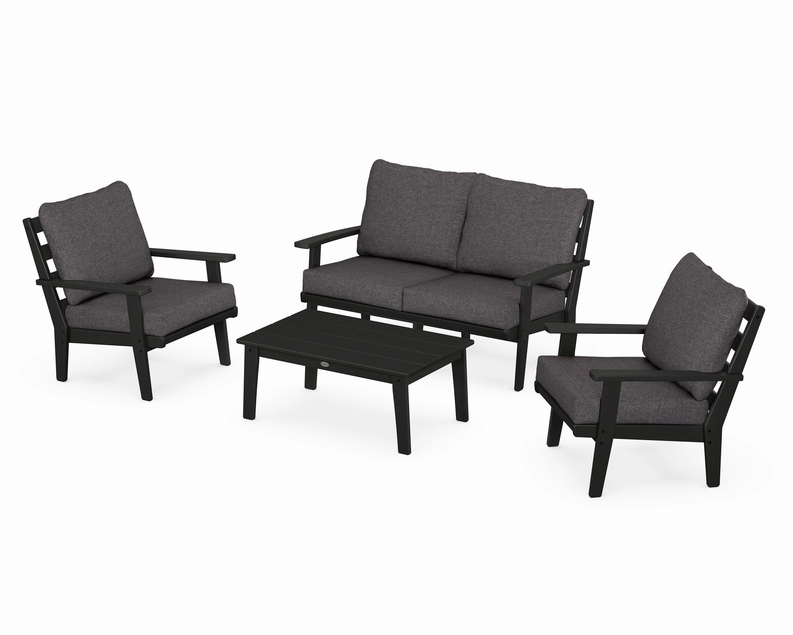 Grant Park 4-Piece Deep Seating Chair Set