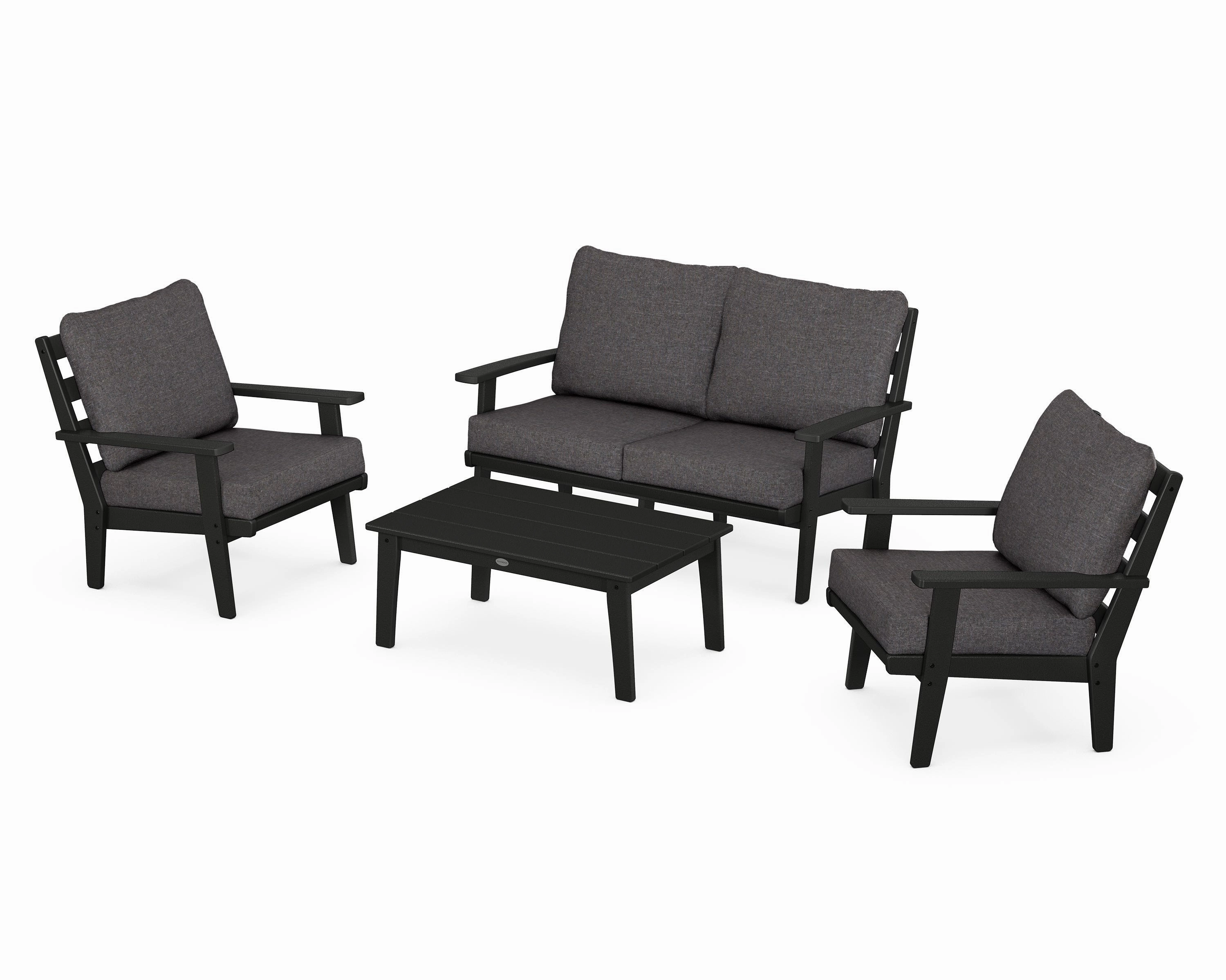 Grant Park 4-Piece Deep Seating Chair Set
