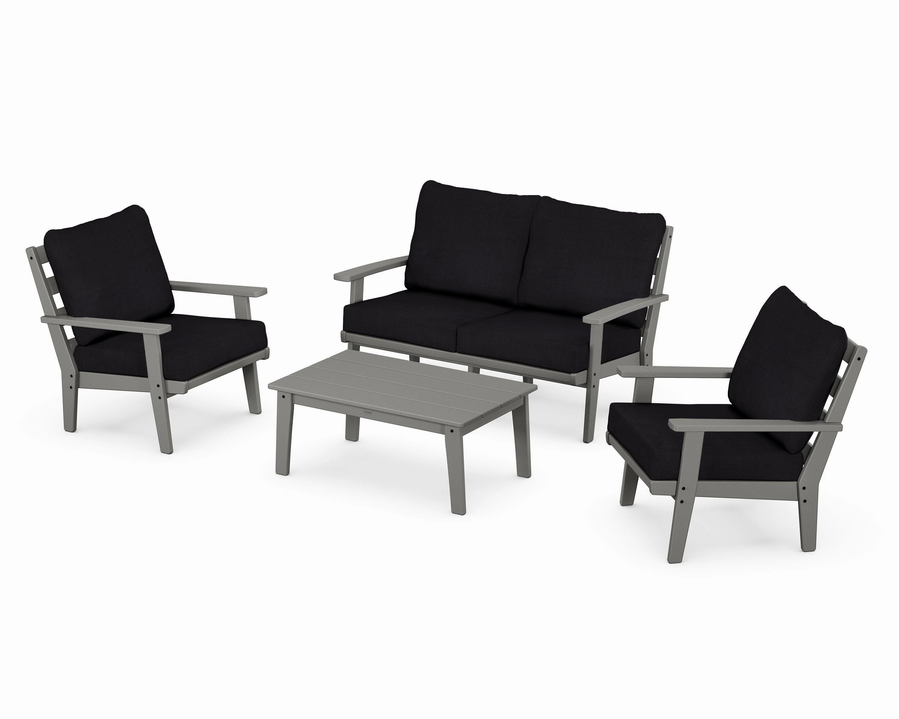 Grant Park 4-Piece Deep Seating Chair Set