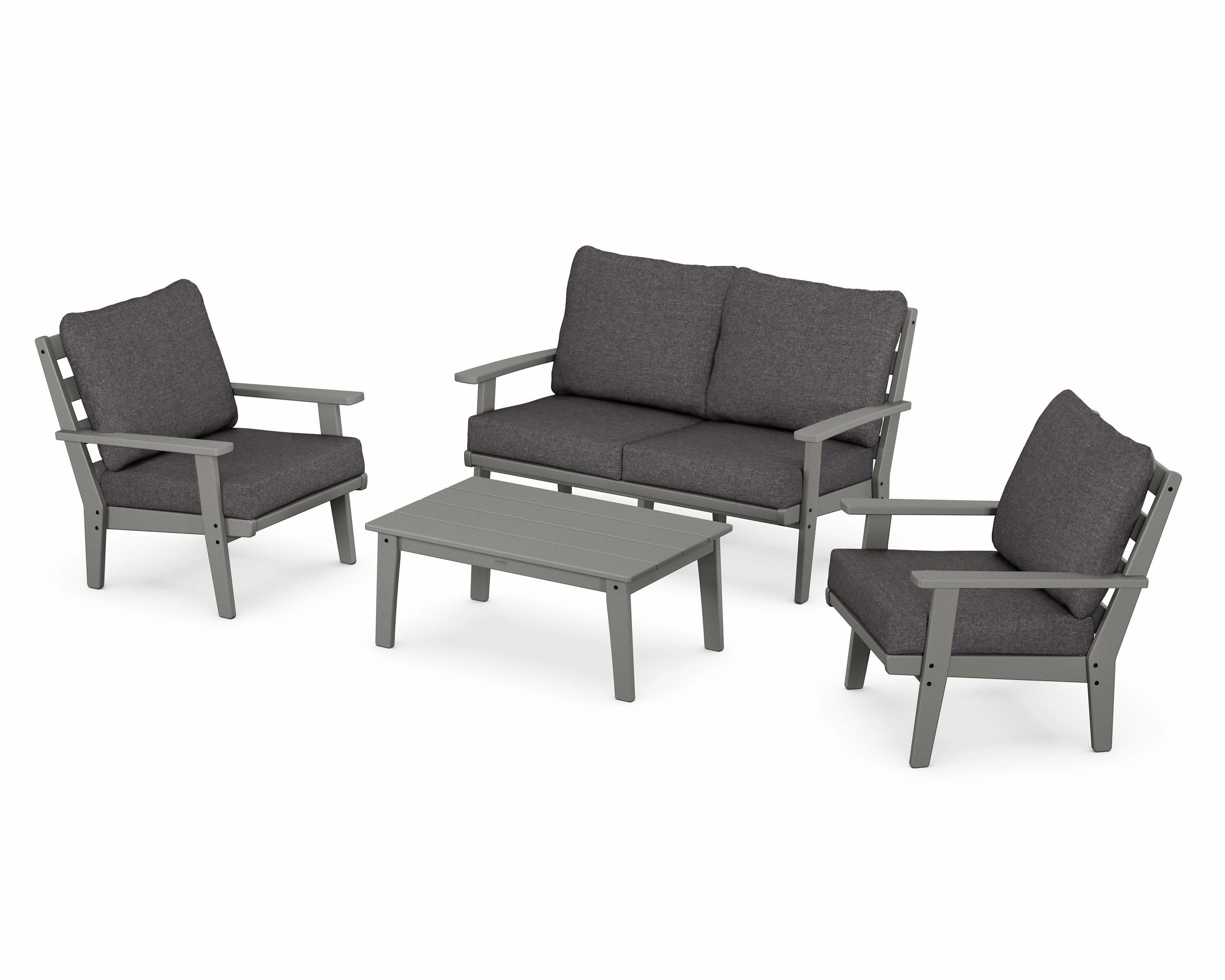 Grant Park 4-Piece Deep Seating Chair Set