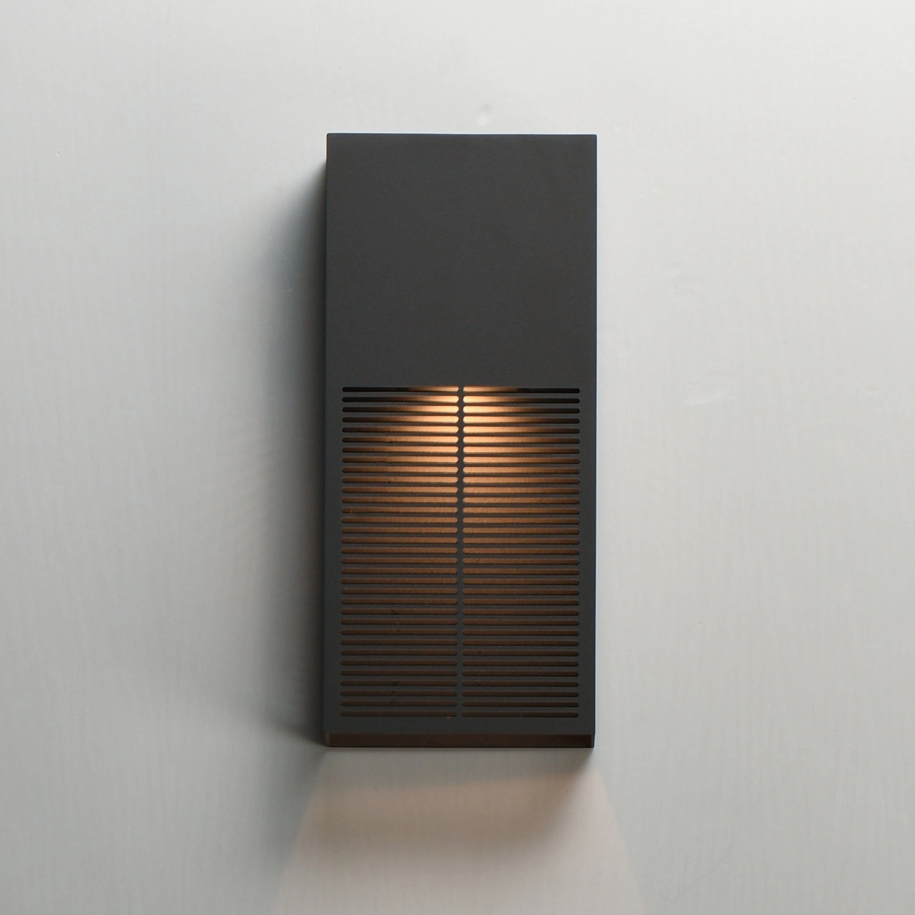 Grate 14" LED Outdoor Wall Sconce
