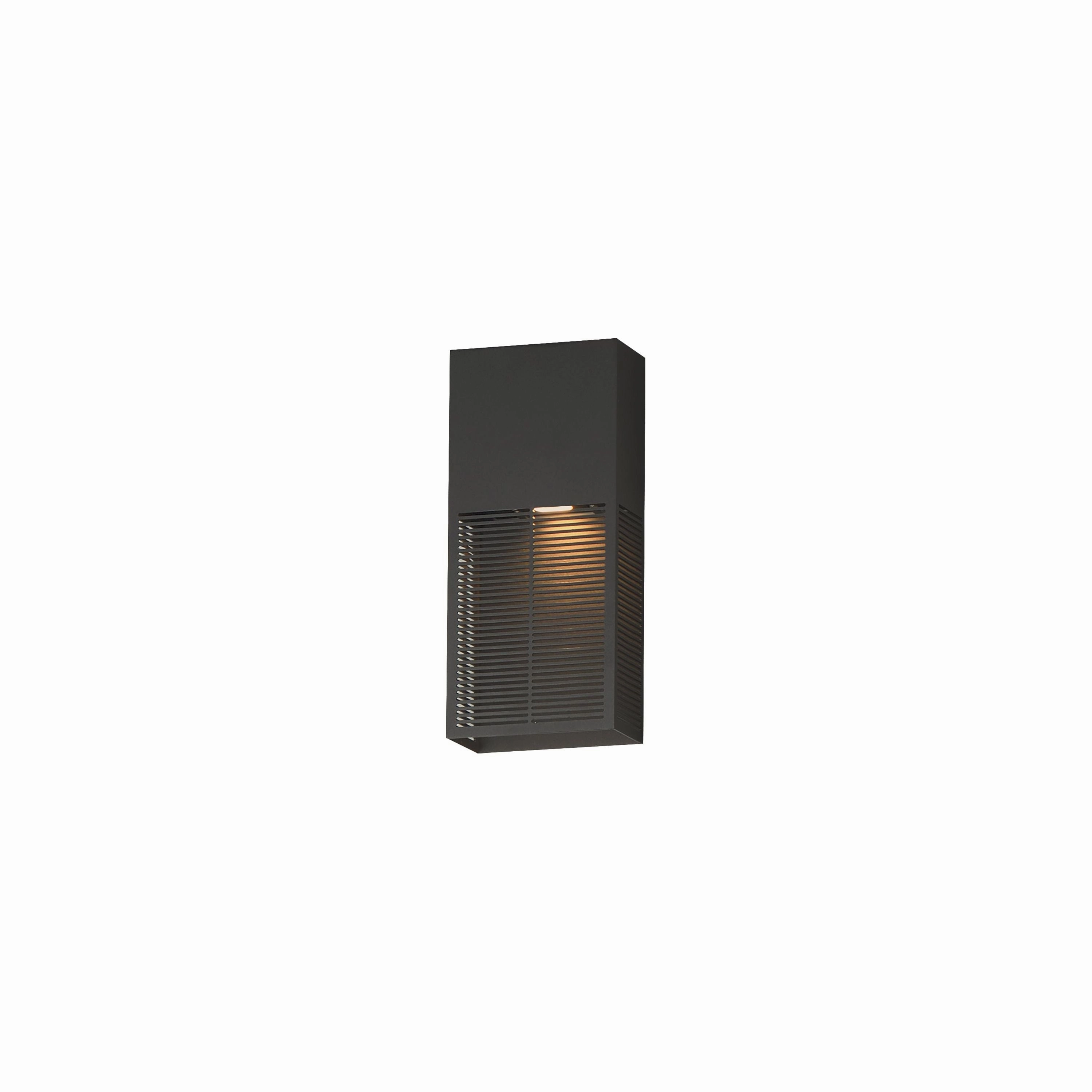 Grate 14" LED Outdoor Wall SconceWeatherproof outdoor lighting