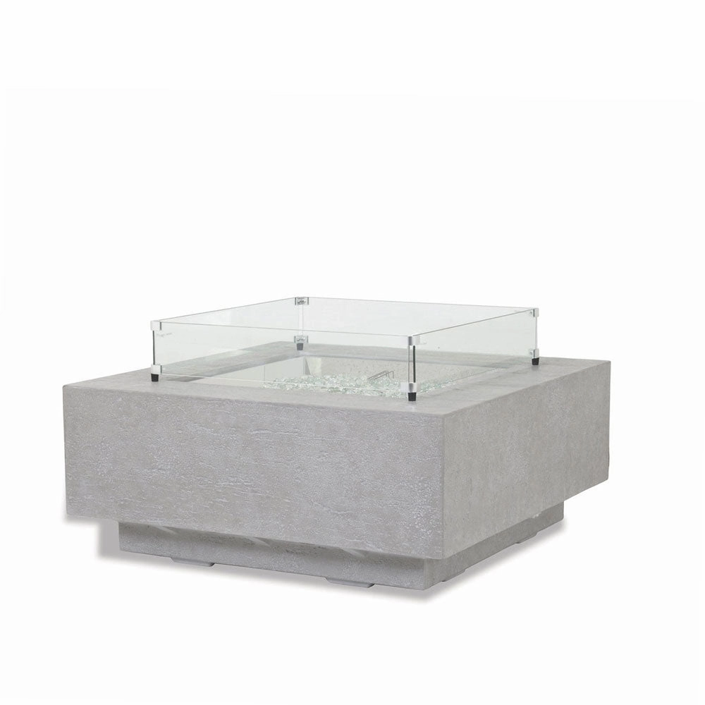 Gravelstone 40" Square Fire Tableportable outdoor fire pit with lid