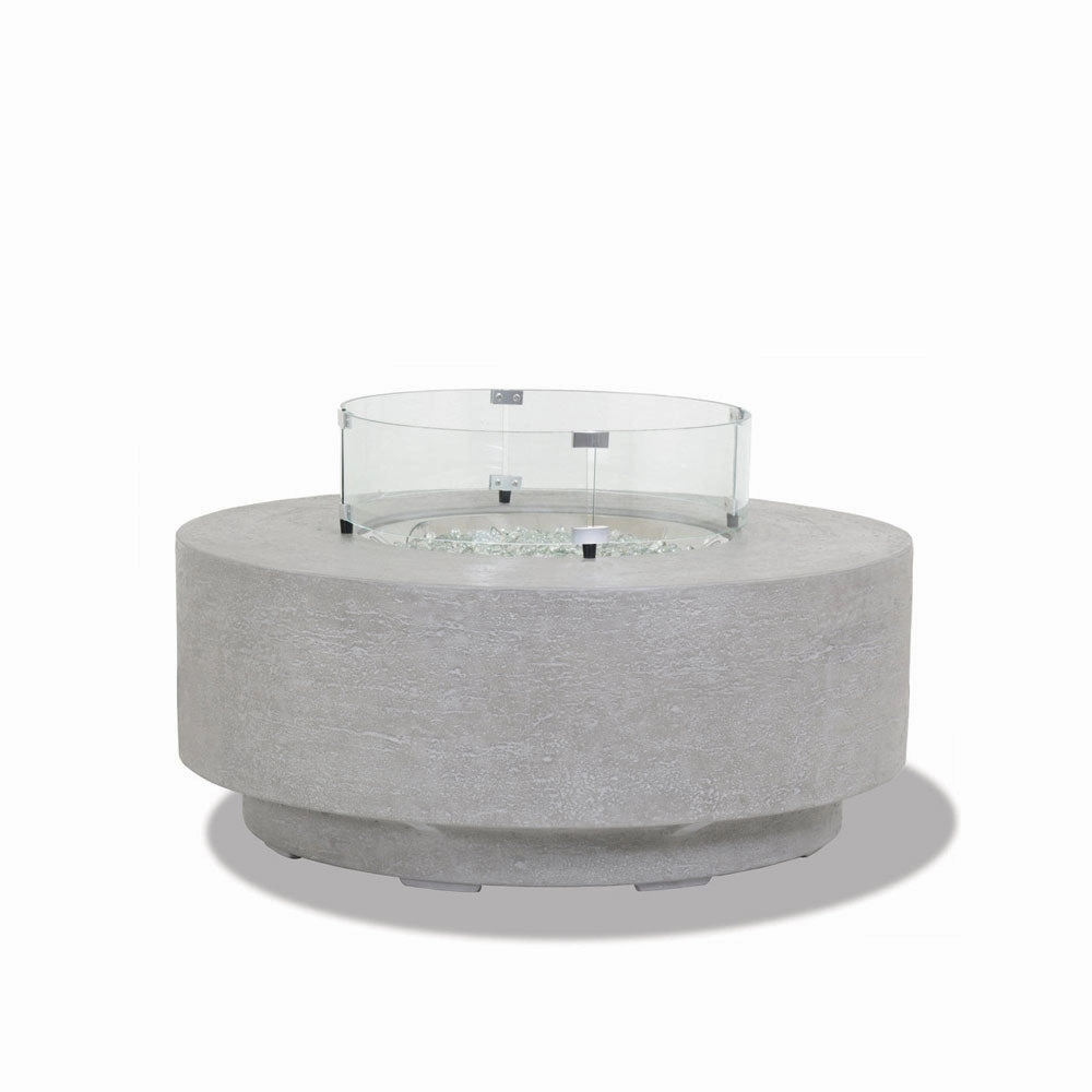 Gravelstone 41" Round Fire Tableportable outdoor fire pit with lid