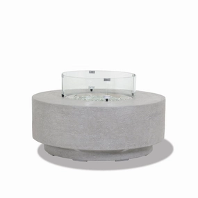 Gravelstone 41" Round Fire Tableportable outdoor fire pit with lid