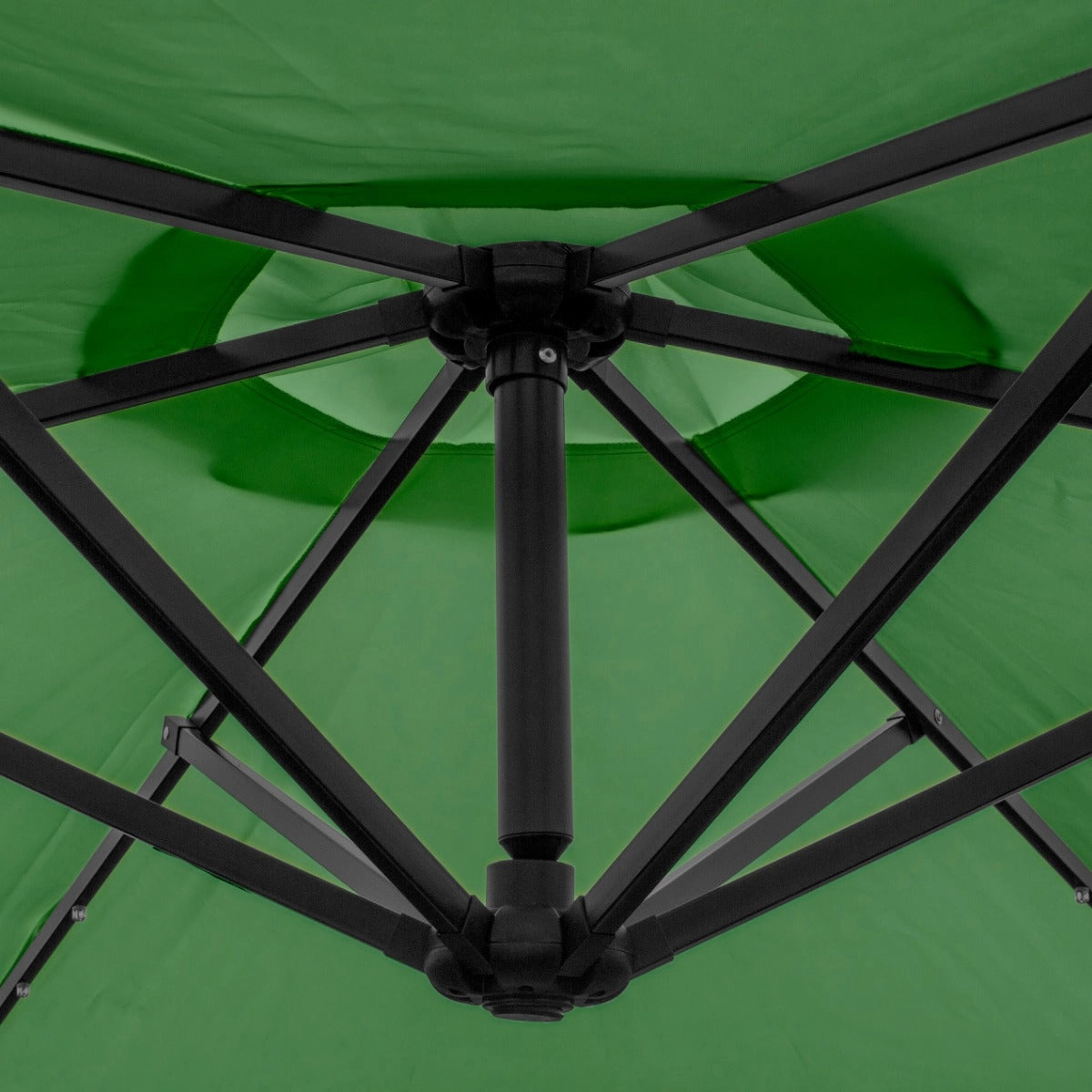 Green 3m LED Cantilever Parasol
