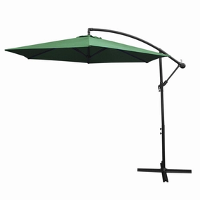 Green Cantilever Parasol extra large ceramic garden planters
