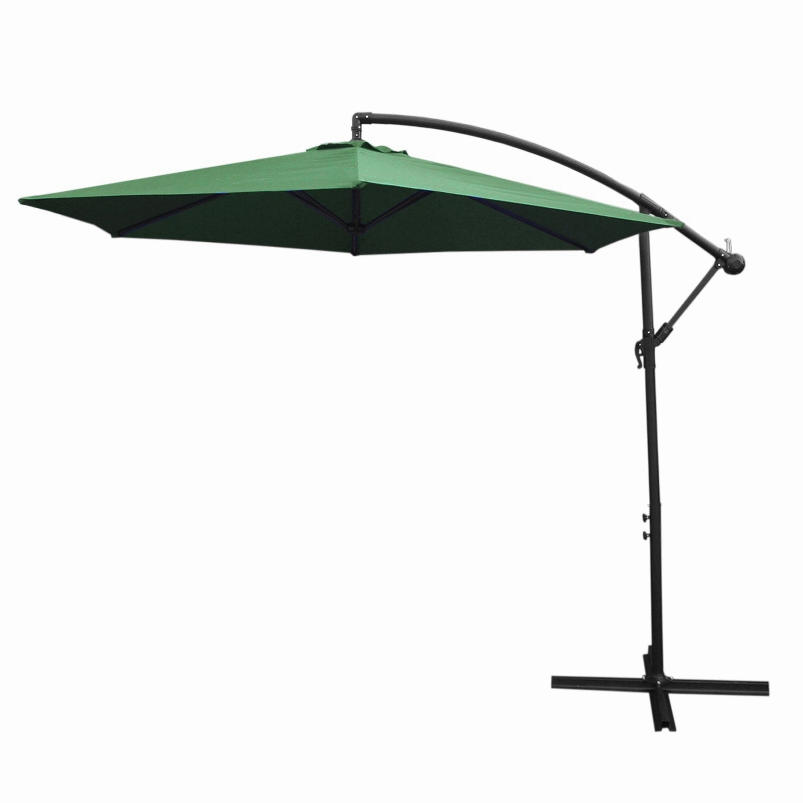 Green Cantilever Parasol extra large ceramic garden planters