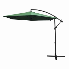 Green Cantilever Parasol & Fan Base extra large ceramic garden planters