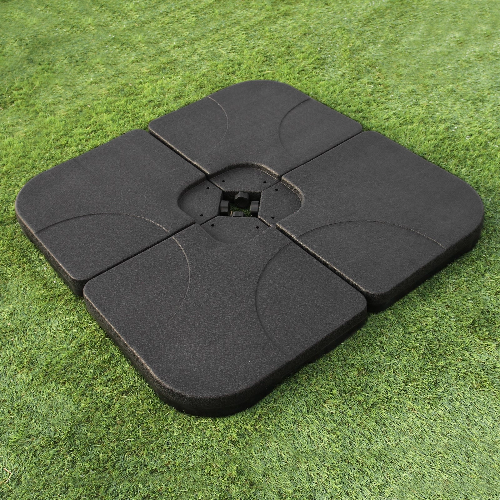 Green Cantilever Parasol & Square Base