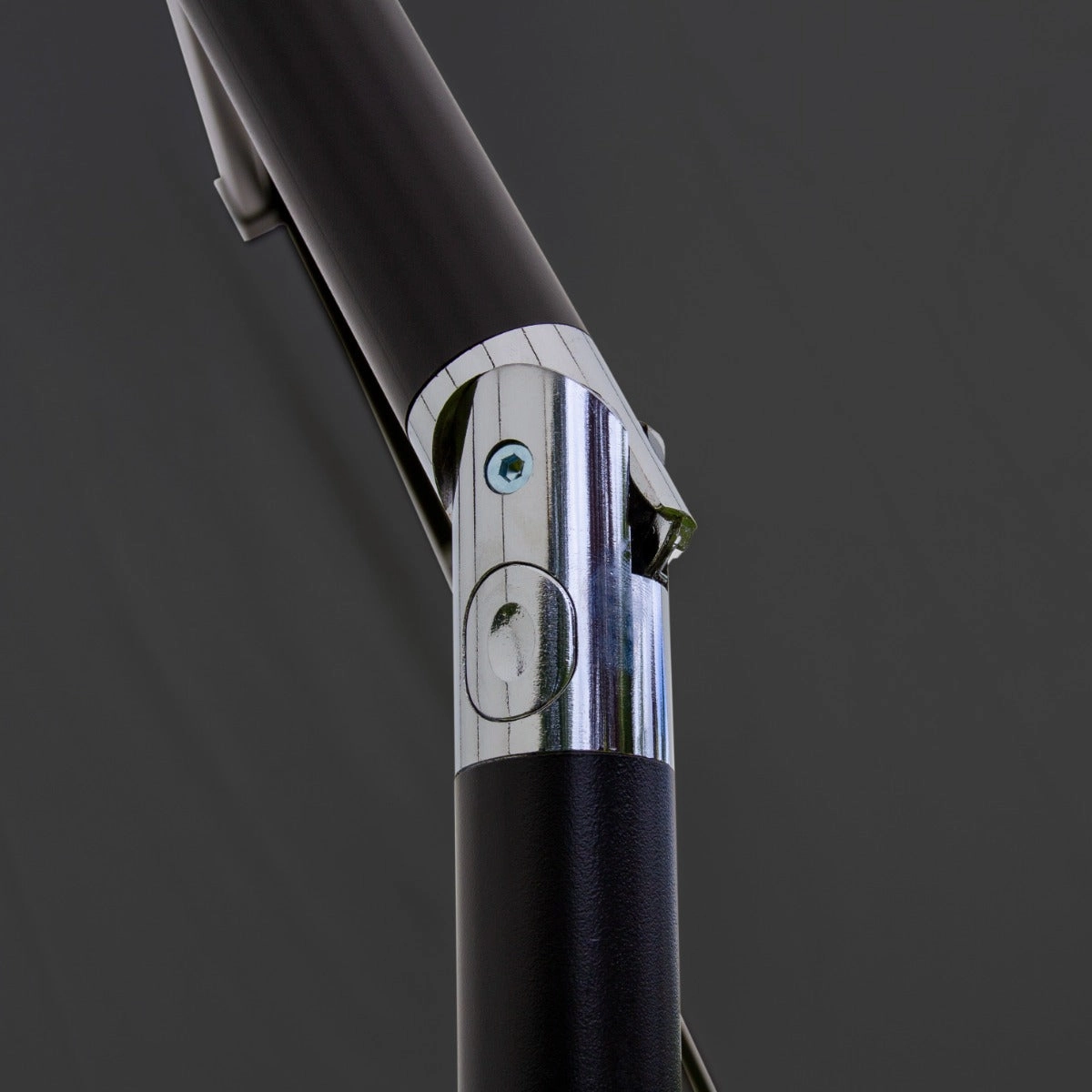 Grey 2.7m LED Tilt Parasol