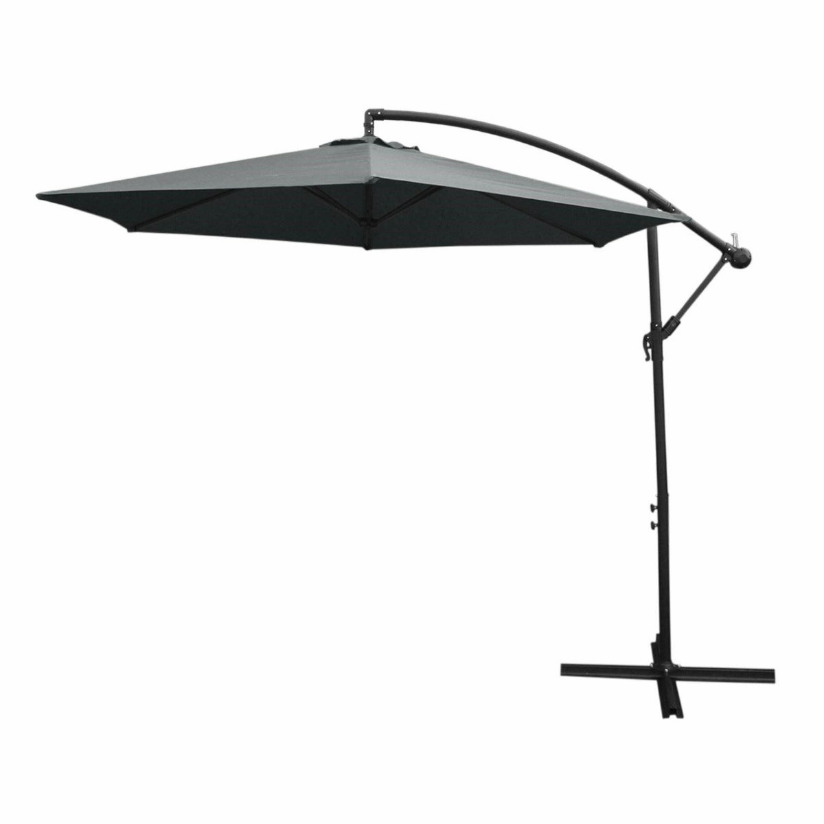 Grey Cantilever Parasol & Fan Base extra large ceramic garden planters