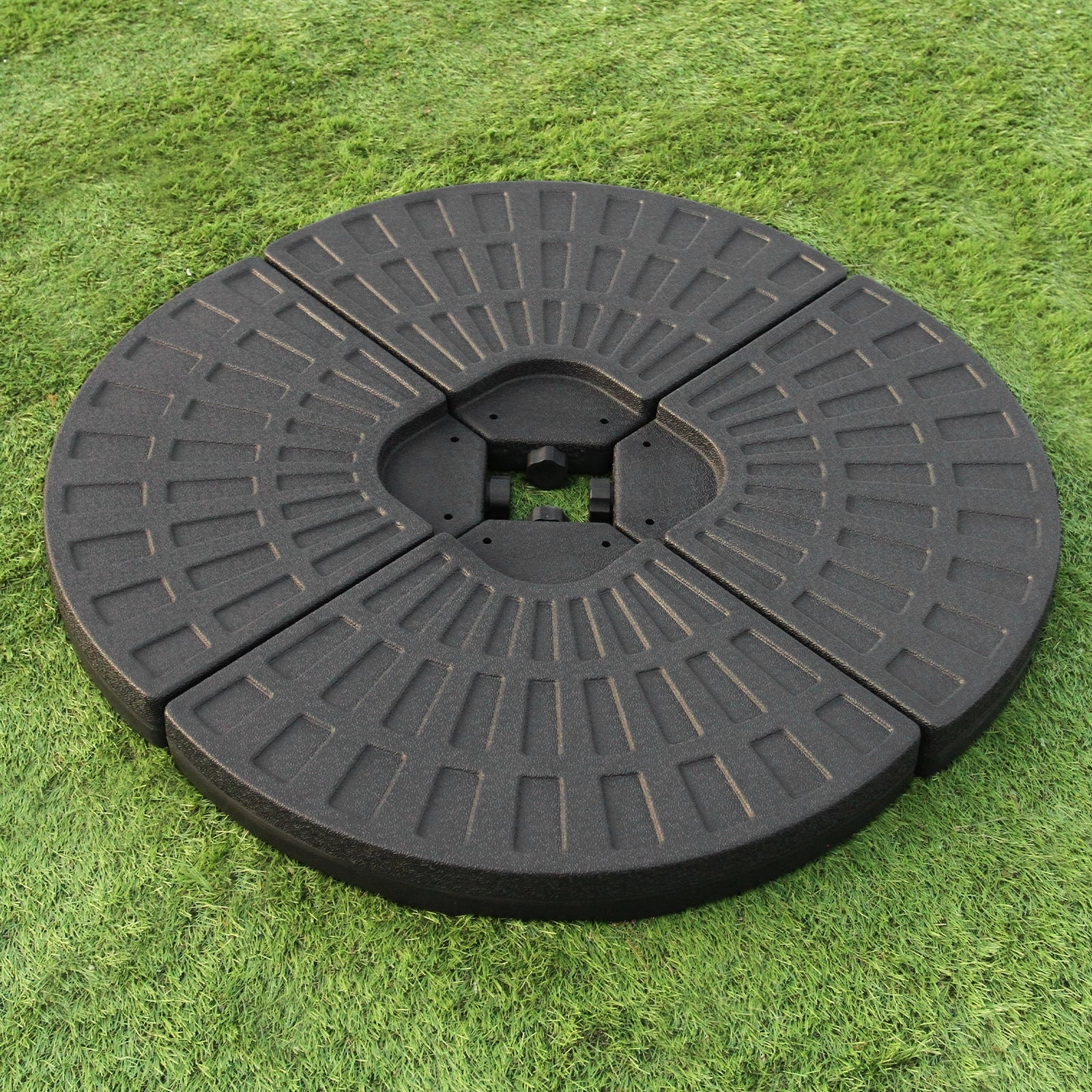 Grey Cantilever Parasol & Fan Base