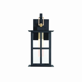 Greyson LED Wall Sconce Brass-BlackOutdoor wall sconces with motion sensor