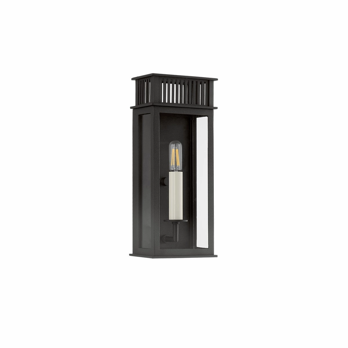 Gridley One Light Outdoor Wall Sconce Textured BlackOutdoor wall sconces with motion sensor