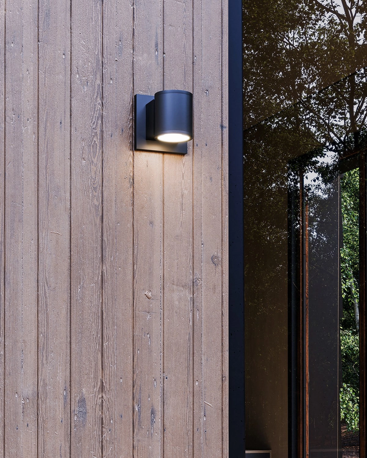 Griffith LED Exterior Wall Mount Textured Black