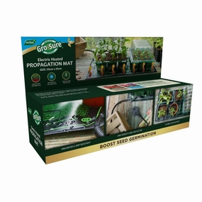 Gro-Sure Electric Heated Propagation Mat premium quality garden tool set with case