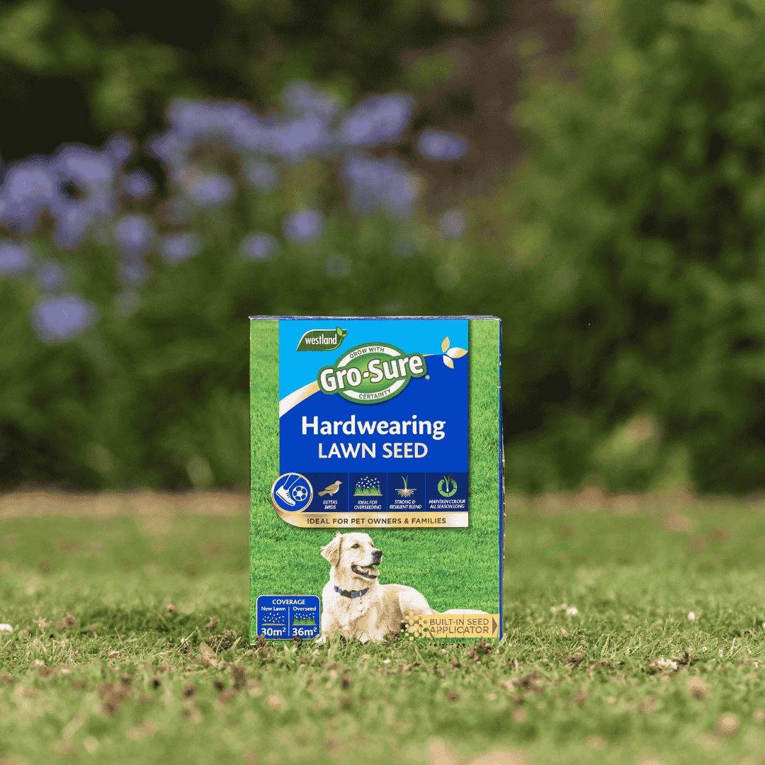 Gro-Sure Hardwearing Lawn Seed - 30m Coverage