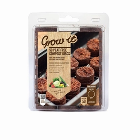 Gro-Sure Peat Free Compost Discs premium quality garden tool set with case
