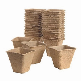 Gro-Sure Square Fibre Pots premium quality garden tool set with case