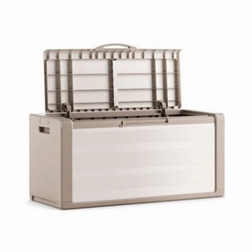 Gulliver Chest wooden deck storage chest with cushions