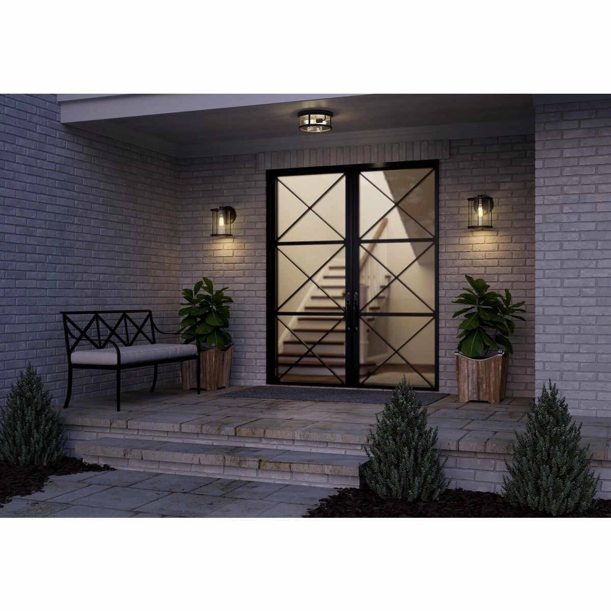 Gunther One Light Wall Lantern Antique Bronze