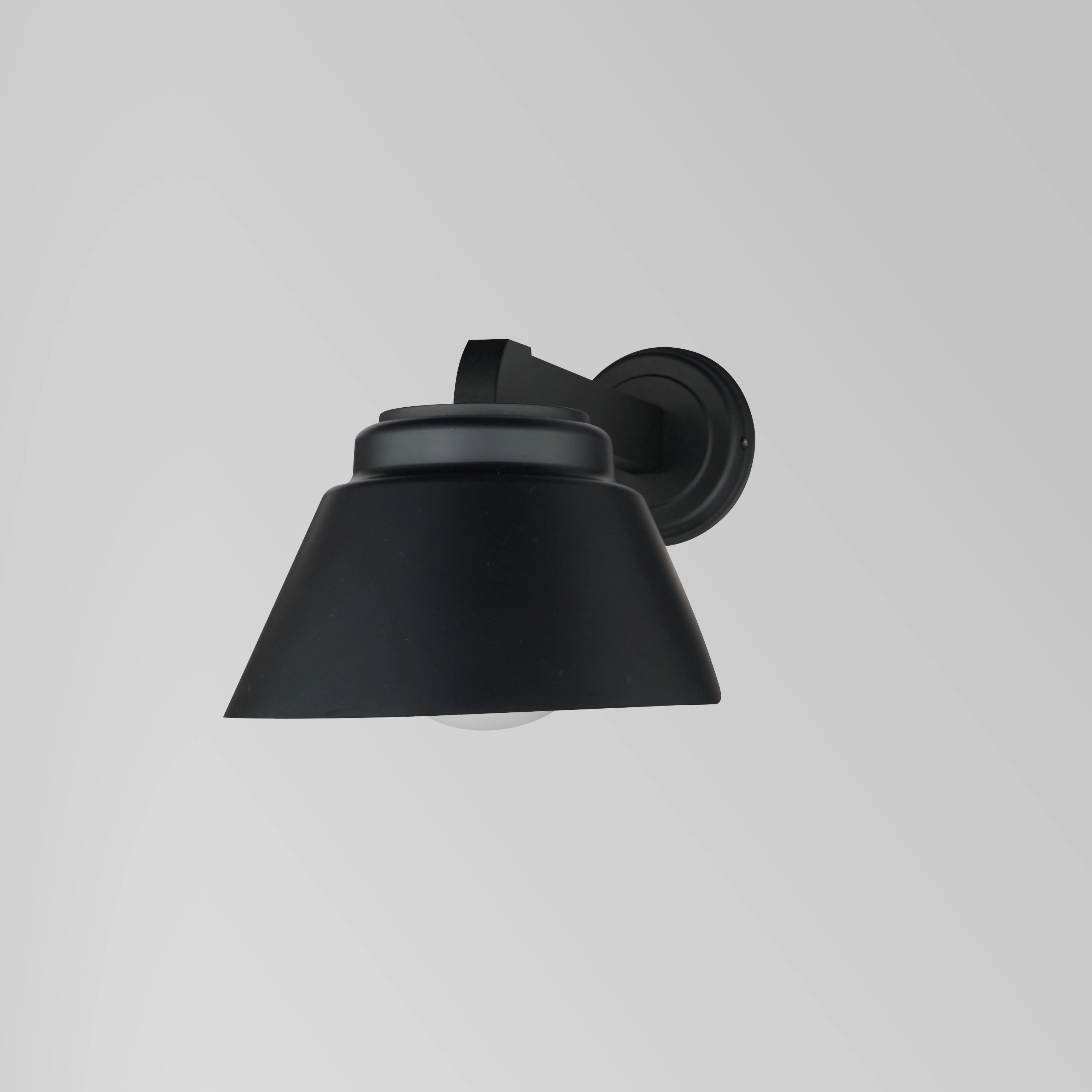 Habit One Light Outdoor Wall Sconce Black