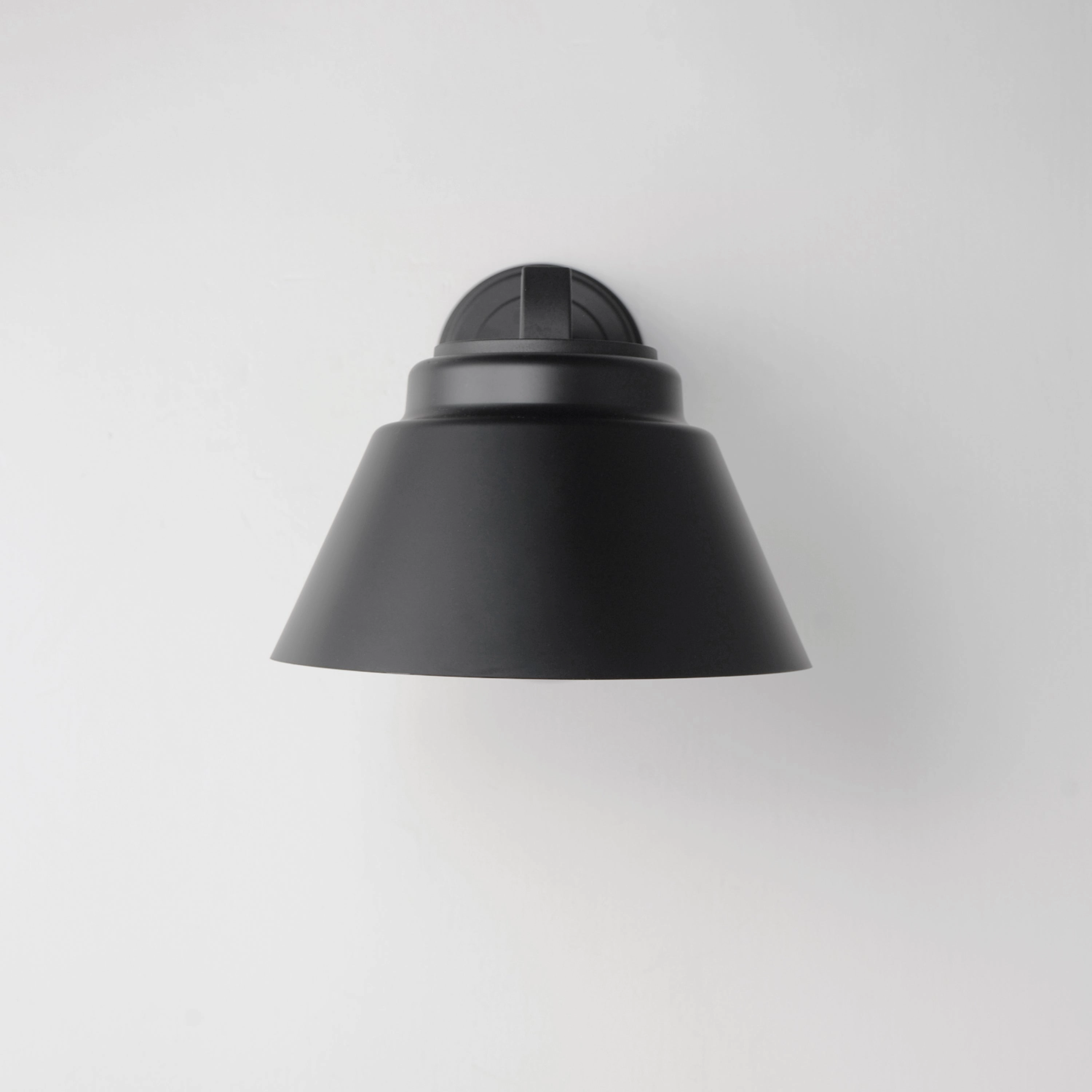Habit One Light Outdoor Wall Sconce Black