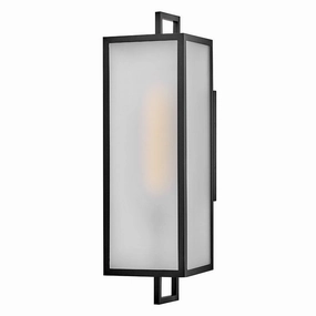 Halden LED Outdoor Wall Mount BlackOutdoor wall sconces with motion sensor