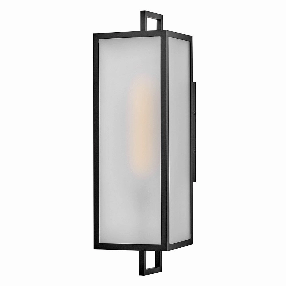 Halden LED Outdoor Wall Mount BlackOutdoor wall sconces with motion sensor