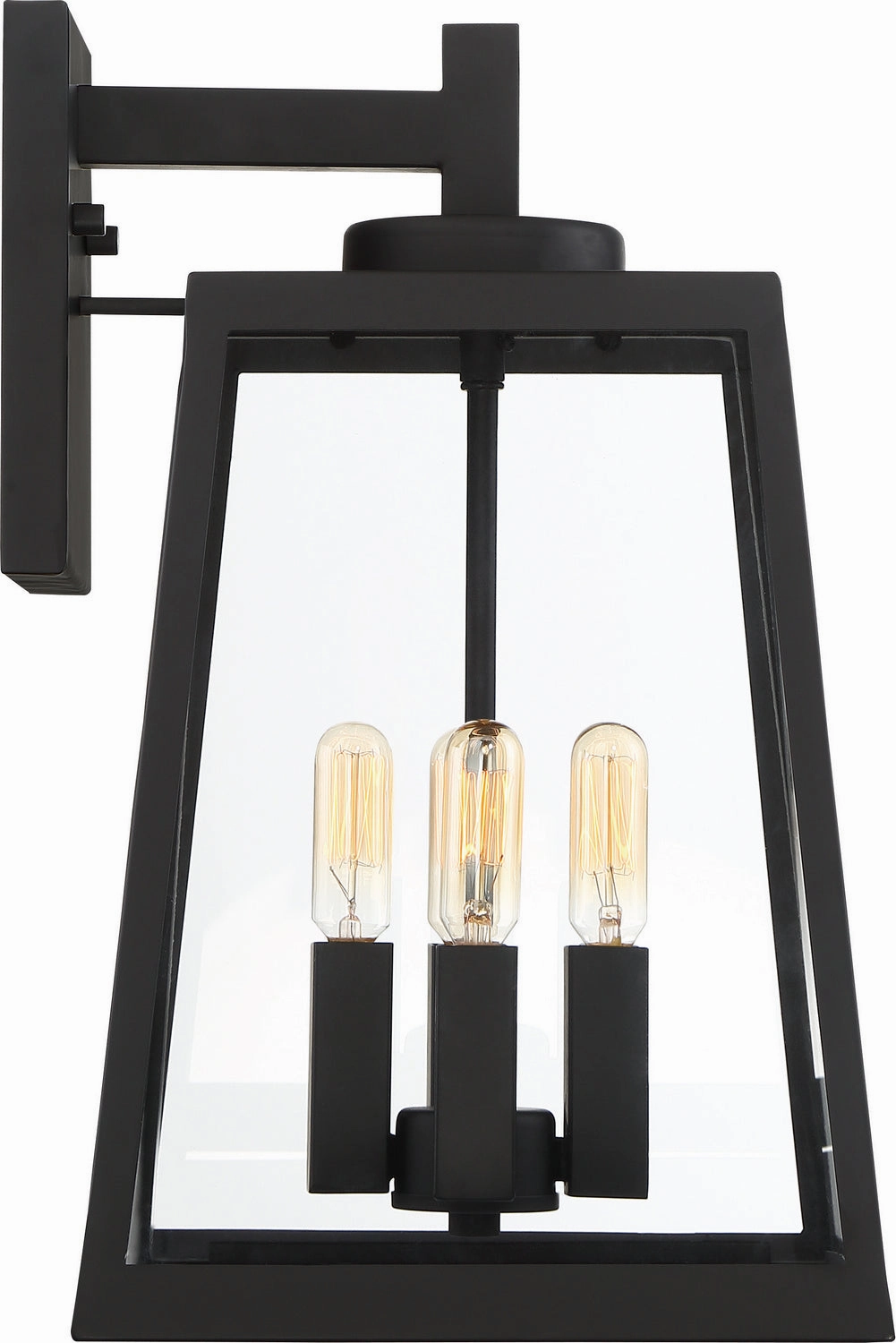 Halifax Four Light Wall Lantern Matte Black