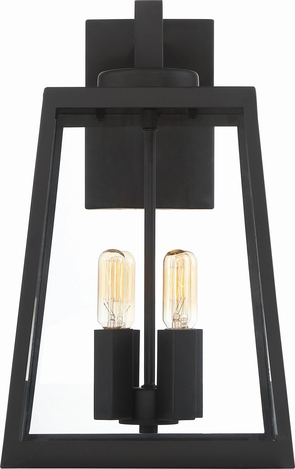 Halifax Four Light Wall Lantern Matte Black