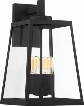 Halifax Four Light Wall Lantern Matte BlackOutdoor wall sconces with motion sensor