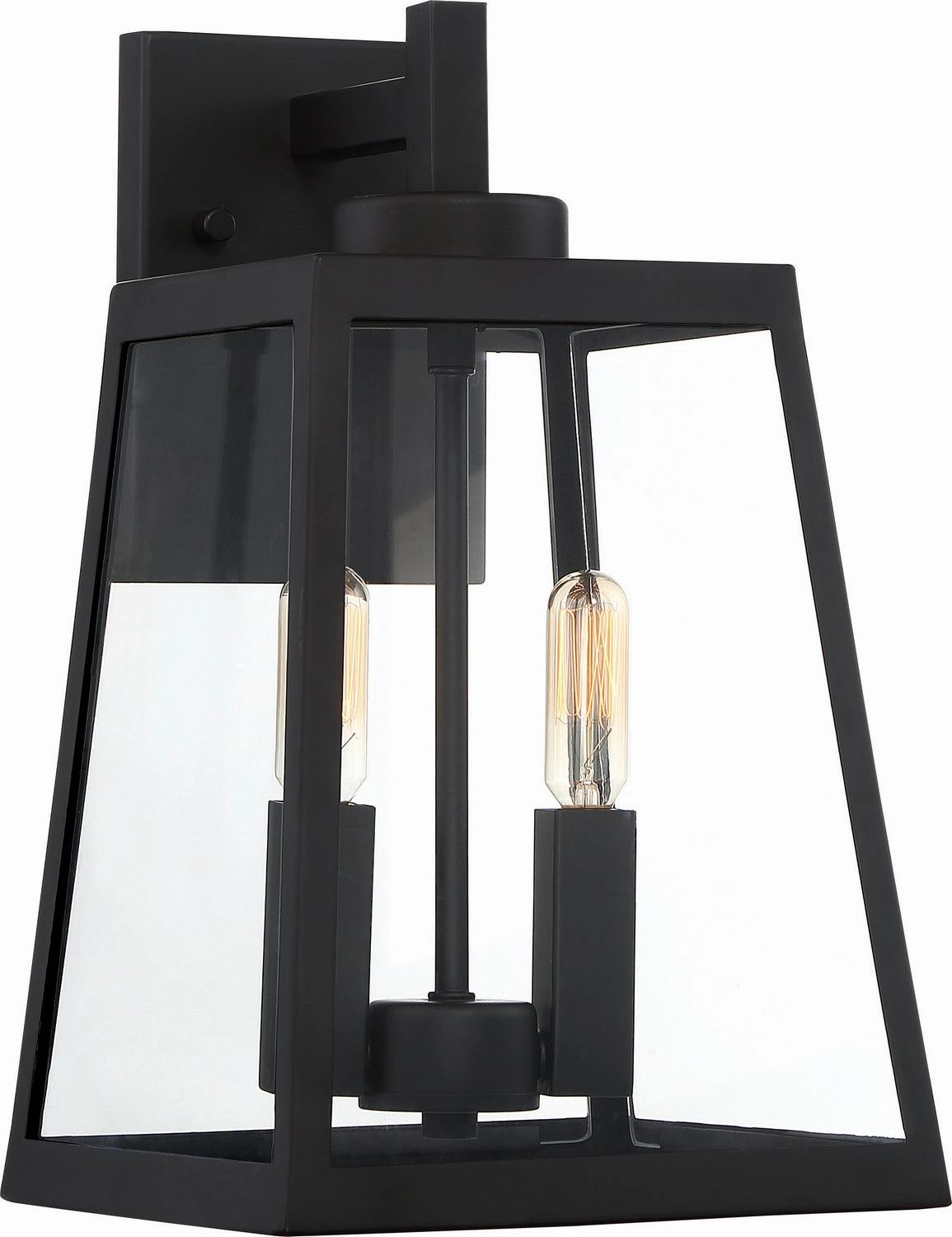 Halifax Two Light Wall Lantern Matte BlackOutdoor wall sconces with motion sensor