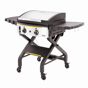 Halo Elite 2B 4 Zone 2 Burner Liquid Propane  Freestanding Outdoor Gas Griddle HZ-1003-XNA heavy-duty flat top grilling station
