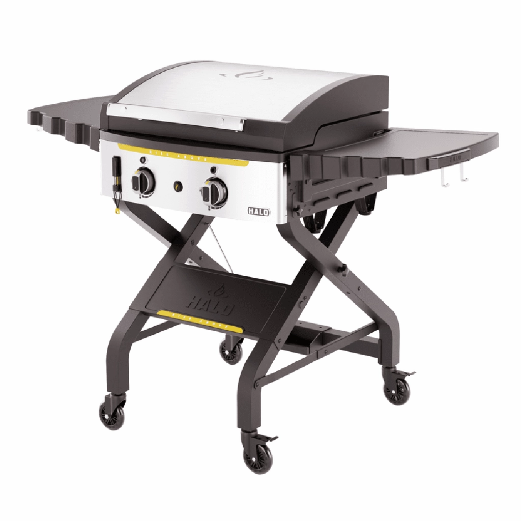 Halo Elite 2B 4 Zone 2 Burner Liquid Propane  Freestanding Outdoor Gas Griddle HZ-1003-XNA heavy-duty flat top grilling station