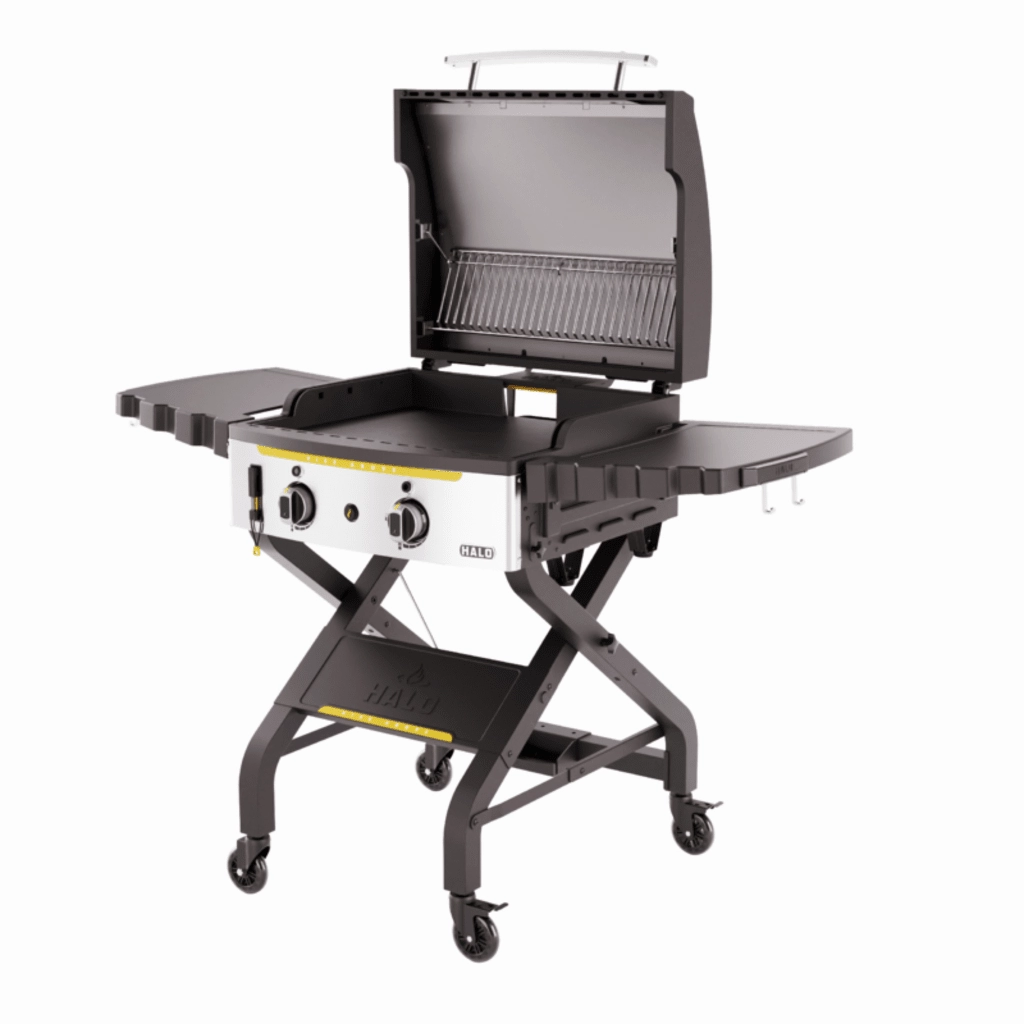 Halo Elite 2B 4 Zone 2 Burner Liquid Propane  Freestanding Outdoor Gas Griddle HZ-1003-XNA