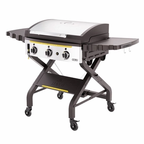 Halo Elite 3B Six Zone Three Burner Liquid Propane Freestanding Outdoor Gas Griddle HZ-1002-XNA heavy-duty flat top grilling station