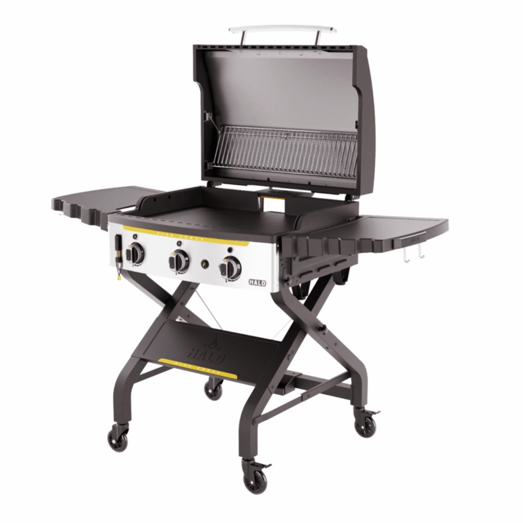 Halo Elite 3B Six Zone Three Burner Liquid Propane Freestanding Outdoor Gas Griddle HZ-1002-XNA
