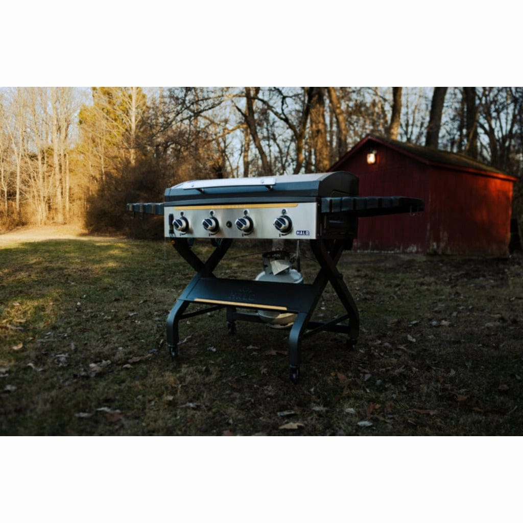 Halo Elite 4B Eight Zone 4 Burner Liquid Propane Freestanding Outdoor Gas Griddle HZ-1001-XNA