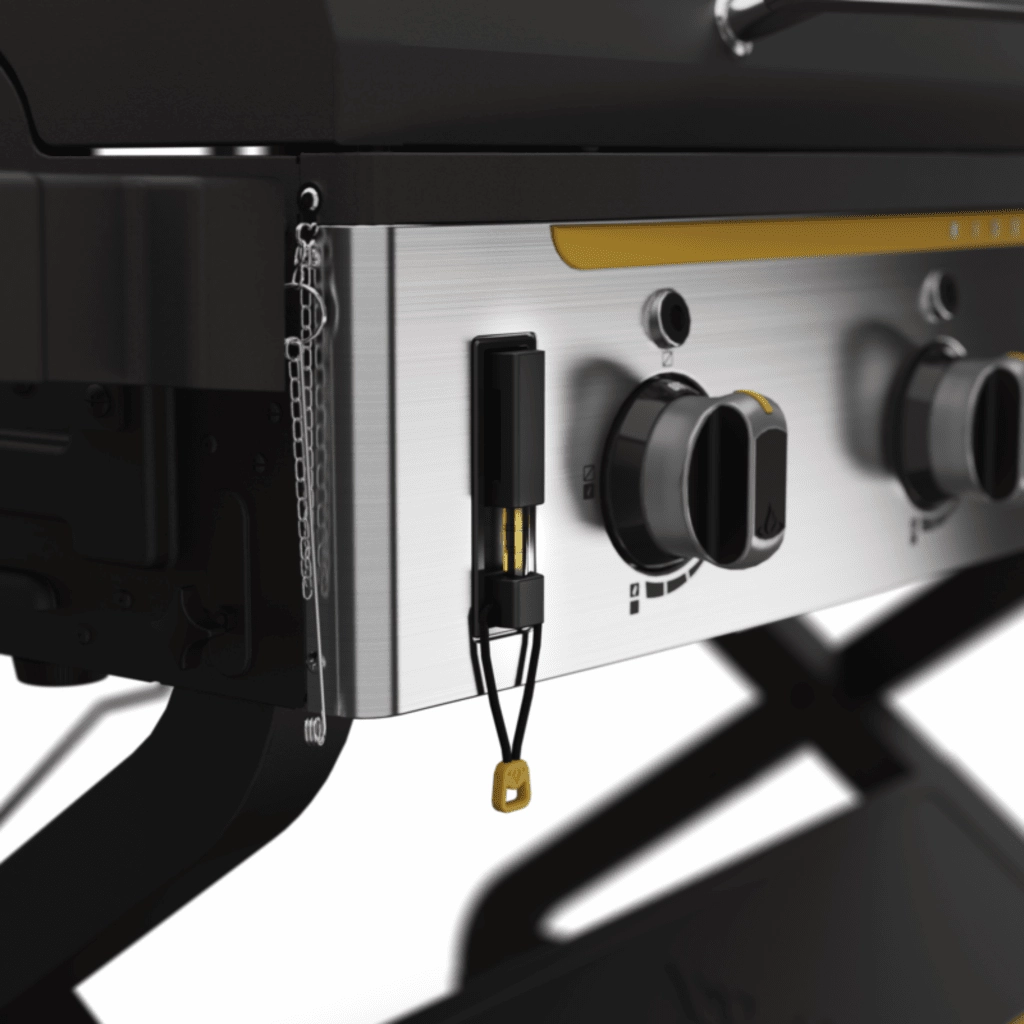 Halo Elite 4B Eight Zone 4 Burner Liquid Propane Freestanding Outdoor Gas Griddle HZ-1001-XNA