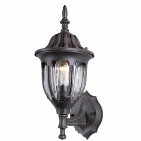 Hamilton One Light Wall Lantern RustOutdoor wall sconces with motion sensor