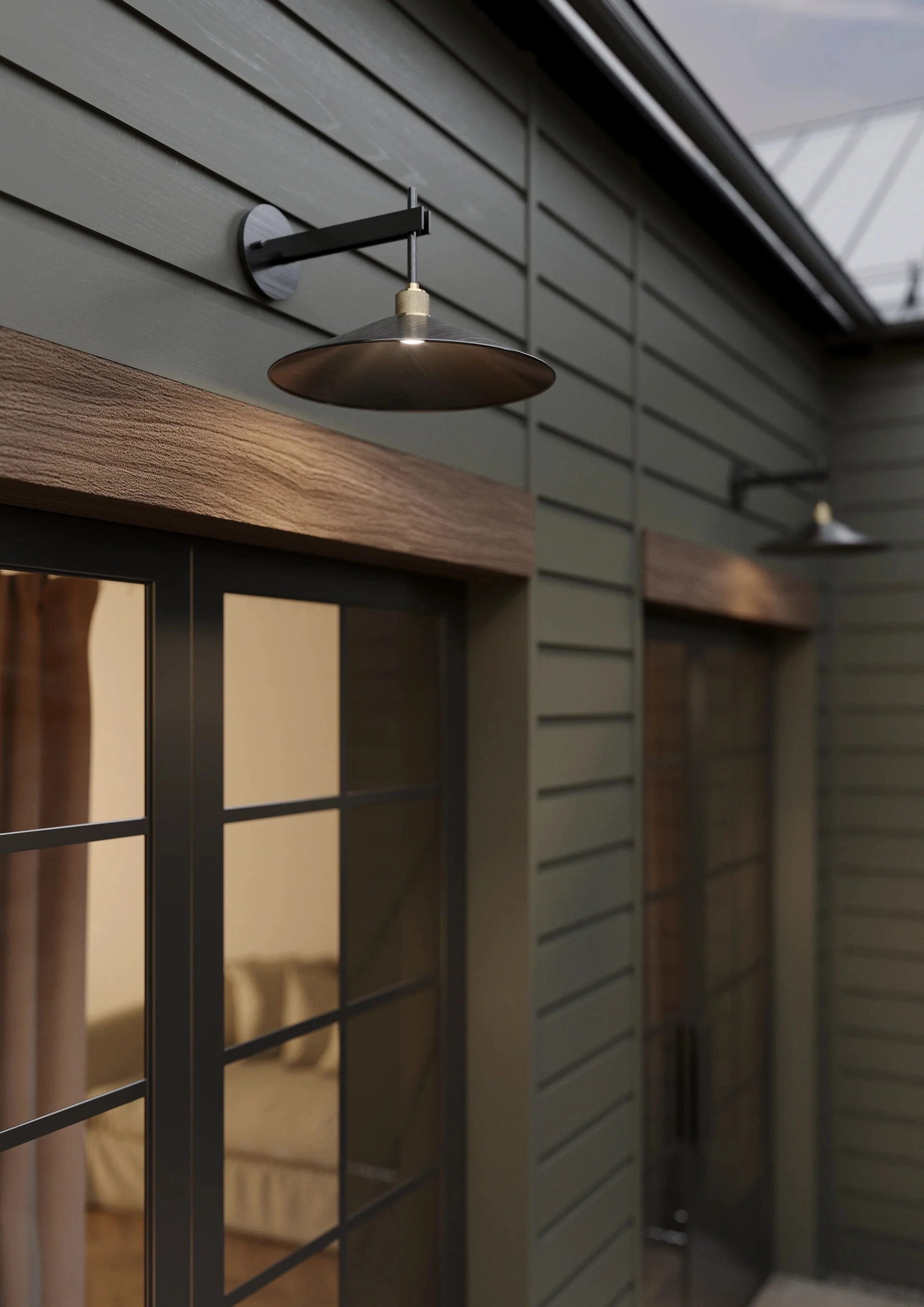 Harac LED Wall Sconce Patina Brass/Bronze