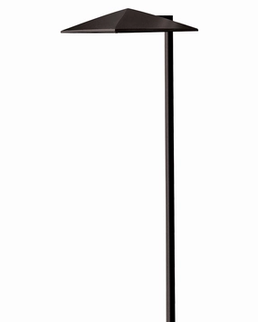 Harbor LED Path Light Satin BlackDecorative outdoor post lights