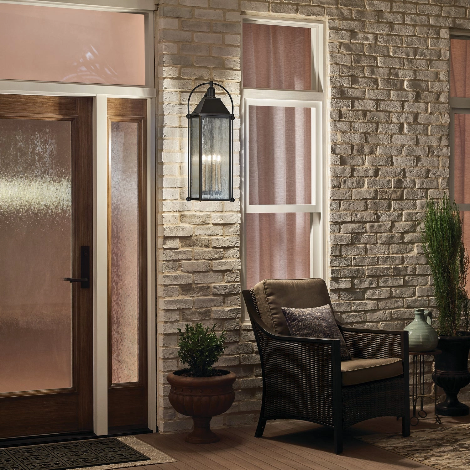 Harbor Row Four Light Outdoor Wall Mount Olde Bronze
