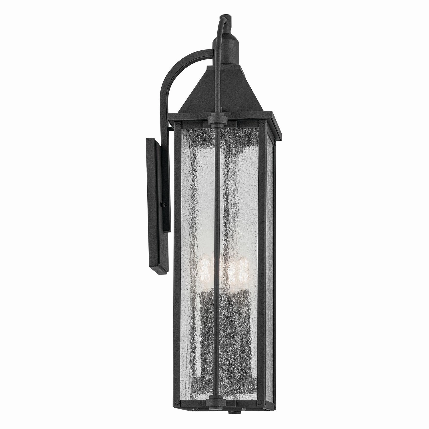 Harbor Row Four Light Outdoor Wall Mount Textured Black