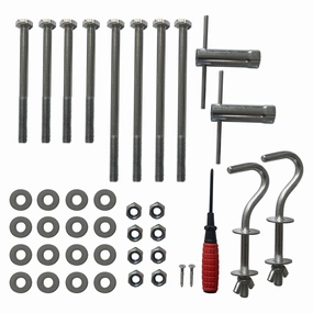 Hardware Kit for Solid Pine Hammock StandDurable outdoor patio accessories