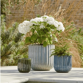 Harley Pot Grey hanging garden planters for small spaces