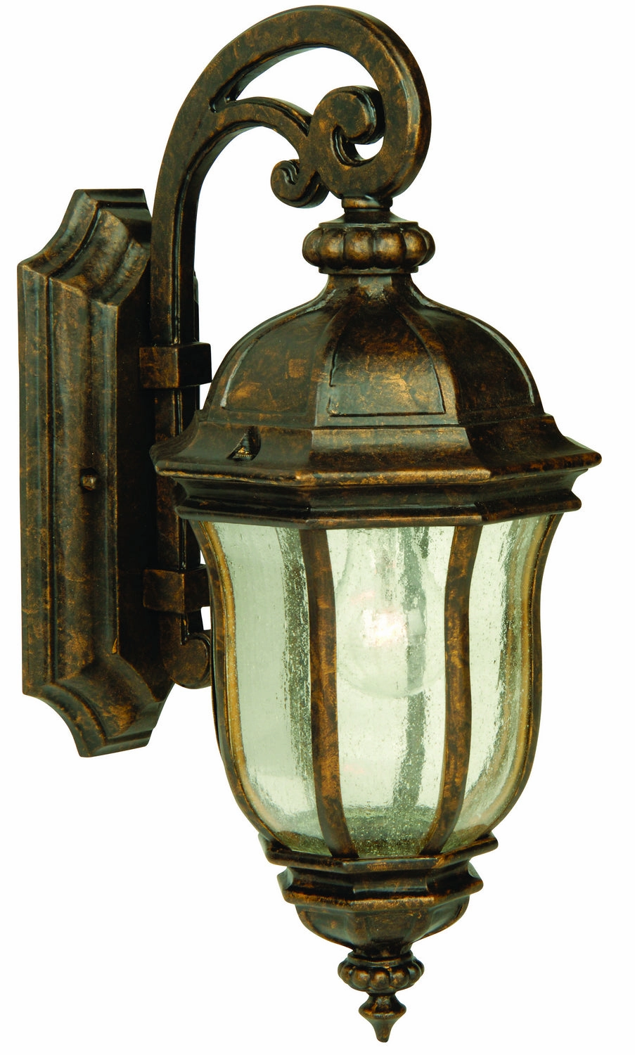 Harper One Light Outdoor Wall Lantern Peruvian Bronze Outdoor